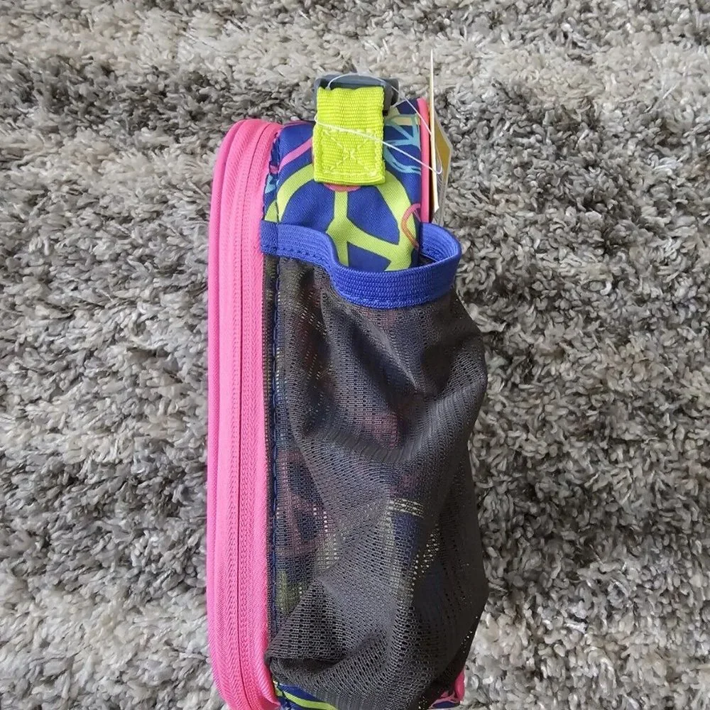 Circo Pet Pals Hearts Peace Sign Insulated Lunch Box Bag Kids School Toddler NWT